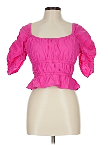 Derek Lam Collective Short Sleeve Blouse (view 1)