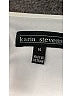 Karin Stevens 100% Polyester Chevron-herringbone Ivory Cocktail Dress Size 14 - photo 7