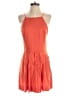 1.State 100% Rayon Solid Orange Romper Size S - photo 1