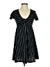 Sequin Hearts Stripes Black Casual Dress Size S - photo 1