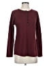 Unbranded Burgundy Long Sleeve Henley Size S - photo 1