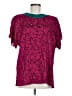 Assorted Brands Burgundy Short Sleeve Blouse Size 18M - photo 1