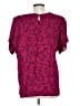 Assorted Brands Burgundy Short Sleeve Blouse Size 18M - photo 2