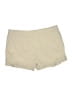 Daisy Fuentes Solid Tan Khaki Shorts Size 16 - photo 2