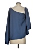 Shilla Blue Long Sleeve Blouse Size S - photo 2