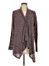 AB Studio Brown Burgundy Cardigan Size M - photo 1