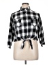 Unbranded Checkered-gingham Black 3/4 Sleeve Blouse Size XL - photo 1