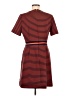Draper James Stripes Orange Casual Dress Size M - photo 2
