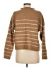 J.Crew Factory Store Stripes Brown Pullover Sweater Size M - photo 2