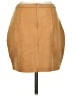 Naggoo Solid Tan Casual Skirt Size S - photo 2