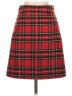 J.Crew Plaid Red Wool Skirt Size 00 - photo 1