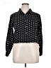Jon & Anna 100% Polyester Polka Dots Black Long Sleeve Blouse Size XL - photo 1
