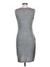 Leith Solid Gray Casual Dress Size L - photo 2