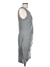 Leith Solid Gray Casual Dress Size L - photo 4