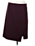 Dex Solid Burgundy Casual Skirt Size M - photo 1