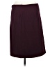 Dex Solid Burgundy Casual Skirt Size M - photo 2
