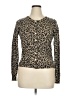 Press Animal Print Brown Tan Cardigan Size XL - photo 1