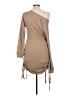 Unbranded 100% Polyester Tan Casual Dress Size M - photo 2