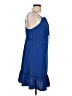 Unbranded 100% Polyester Solid Blue Cocktail Dress Size L - photo 4
