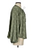 H&M 100% Polyester Green Long Sleeve Blouse Size XS - photo 4