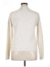 MNG Polka Dots Ivory Turtleneck Sweater Size XL - photo 2
