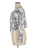 Shein Curve Metallic Graphic Silver 3/4 Sleeve Blouse Size 14 Plus (1) - photo 5