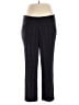 Investments II Houndstooth Black Dress Pants Size 16W - photo 1