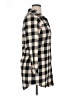 BEANPOLE Checkered-gingham Black 3/4 Sleeve Button-Down Shirt Size 16 (estimated) - photo 4