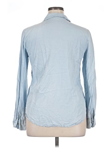 Free Kisses Long Sleeve Button-Down Shirt (view 2)