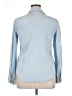 Free Kisses Blue Long Sleeve Button-Down Shirt Size XL - photo 2