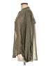 Max Studio 100% Polyester Polka Dots Green Long Sleeve Blouse Size M - photo 5