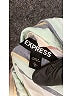 Express 100% Cotton Stripes Gray Short Sleeve Button-Down Shirt Size L - photo 7