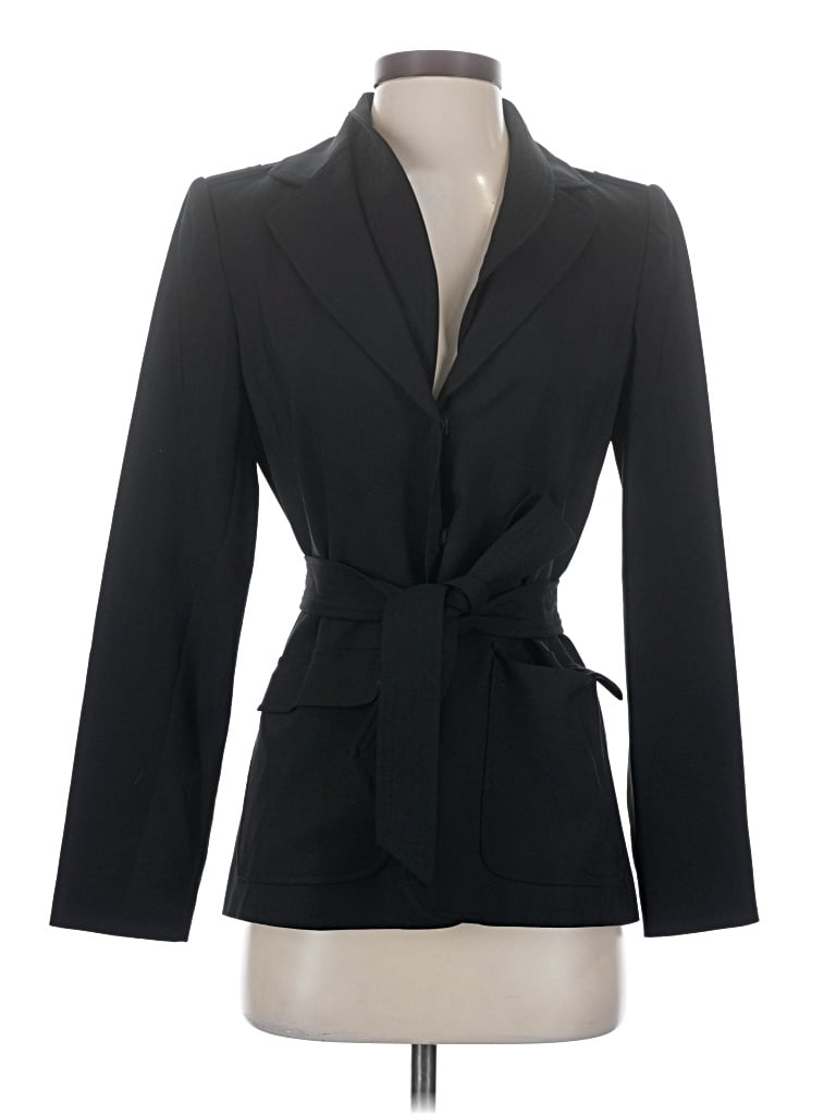 Pre-owned Tahari Blazer Jacket In Black