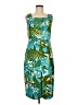 Talbots Tropical Green Casual Dress Size 8 - photo 1