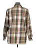 Alfred Dunner Plaid Brown Long Sleeve Blouse Size 14 - photo 2