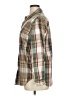 Alfred Dunner Plaid Brown Long Sleeve Blouse Size 14 - photo 5
