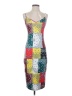 Shein Graphic Yellow Cocktail Dress Size 4 - photo 1