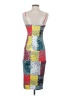 Shein Graphic Yellow Cocktail Dress Size 4 - photo 2