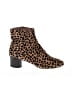 Cavallini Animal Print Brown Tan Ankle Boots Size EU 39 - photo 1