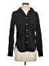 Old Navy Polka Dots Black Long Sleeve Button-Down Shirt Size S - photo 1