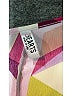 2 Hearts Color Block Pink Purple Short Sleeve Blouse Size L - photo 7