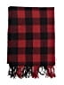 Unbranded Plaid Red Scarf One size - photo 2