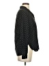 Old Navy Polka Dots Black Long Sleeve Button-Down Shirt Size S - photo 4