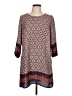 Bebop Print Blue Casual Dress Size L - photo 1