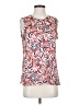 Etcetera 100% Polyester Red Sleeveless Blouse Size 0 - photo 1