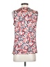 Etcetera 100% Polyester Red Sleeveless Blouse Size 0 - photo 2