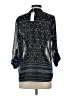 Alice Blue Designed Exclusively for Stitch Fix 100% Polyester Black Blue 3/4 Sleeve Blouse Size S - photo 2