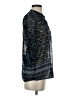 Alice Blue Designed Exclusively for Stitch Fix 100% Polyester Black Blue 3/4 Sleeve Blouse Size S - photo 4