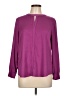 Ann Taylor 100% Polyester Purple Long Sleeve Blouse Size L (petite) - photo 1