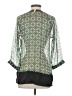 Bailey 44 100% Silk Green 3/4 Sleeve Silk Top Size 2 - photo 2